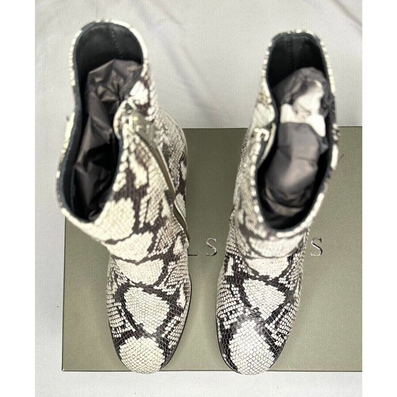 NWB AllSaints Womens 9M Roka Zip Boot Calf Snake P Shoes Python - Picture 7 of 10